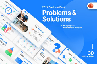 Problems and Solution PowerPoint Template